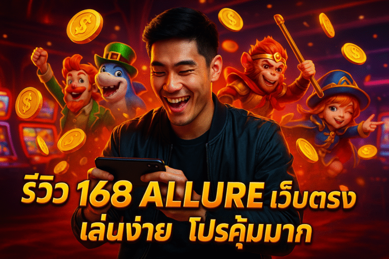 รีวิว 168 ALLURE เว็บตรง เล่นง่าย โปรคุ้มมาก