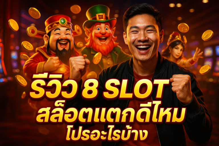 รีวิว 8 SLOT สล็อตแตกดีไหม โปรอะไรบ้าง