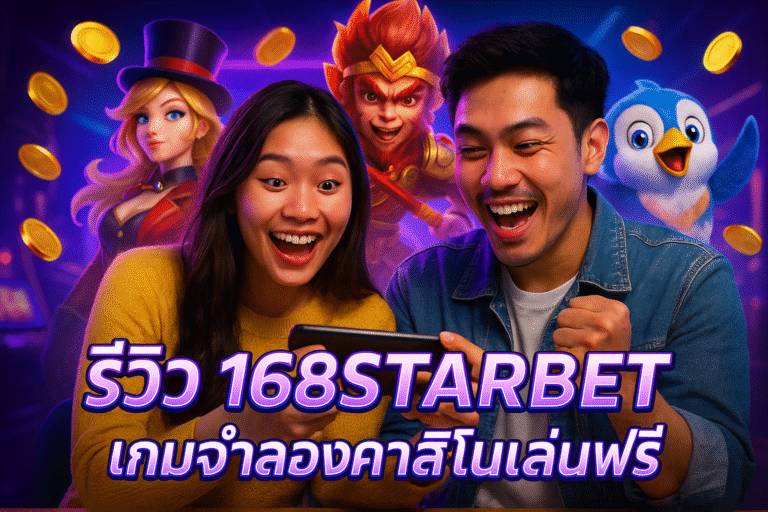 รีวิว 168STARBET เกมจำลองคาสิโนเล่นฟรี