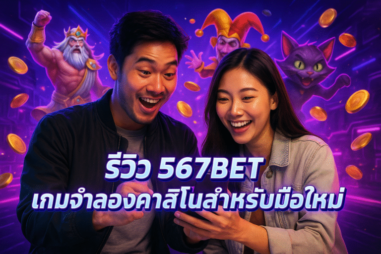 รีวิว 567BET เกมจำลองคาสิโนสำหรับมือใหม่